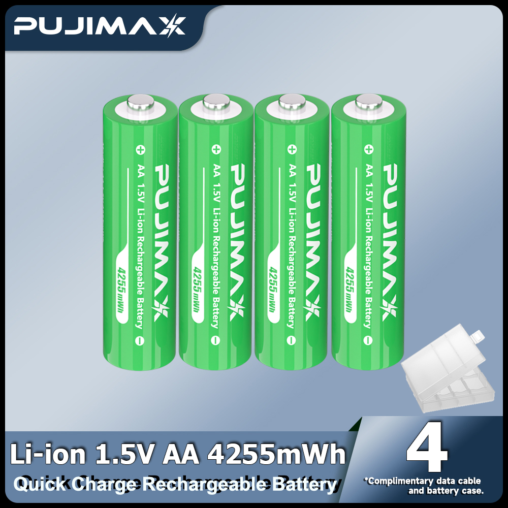 ถ่านชาร์จได้ AA 1.5V 4255mWh